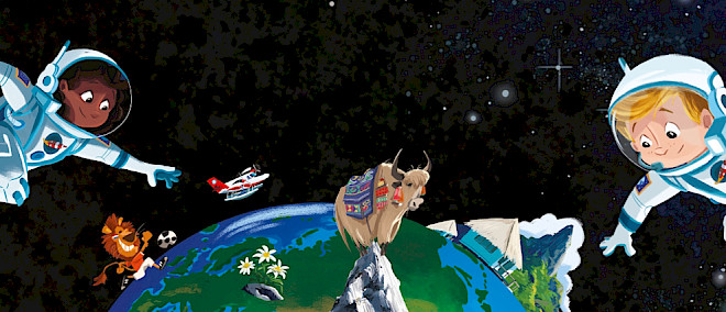 Reis om de aarde met de kleine astronauten | 4+ Prentenboekjesfestival