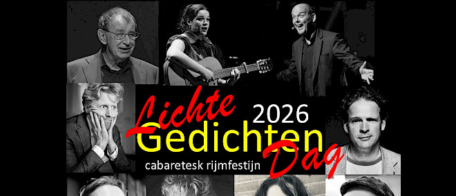 Landelijke LichteGedichtendag met o.a. Ivo de Wijs, Katinka Polderman, Erik van Muiswinkel